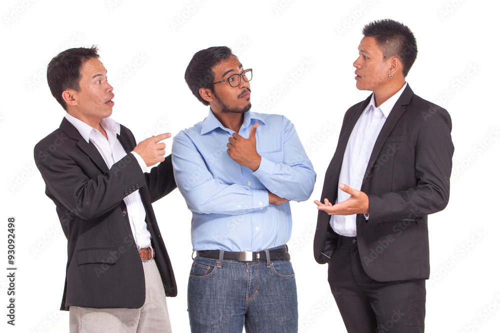 group of business people, isolated on white. Concept of teamwork group of business people, isolated on white. Concept of teamwork