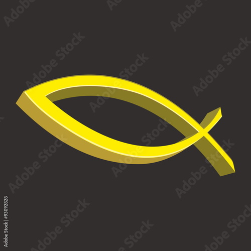 Church logo. Jesus Fish
