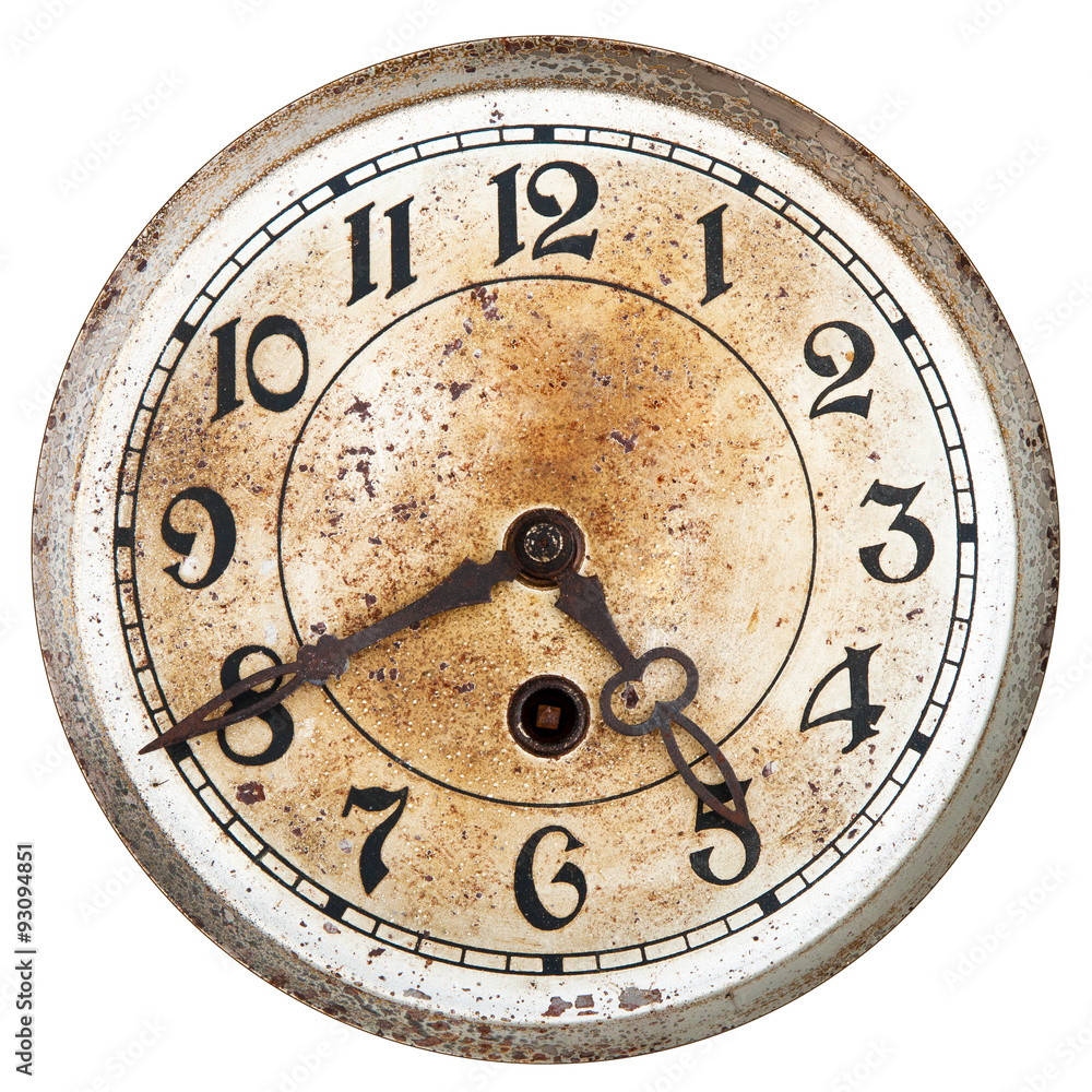 Old clock dial StockFoto Adobe Stock