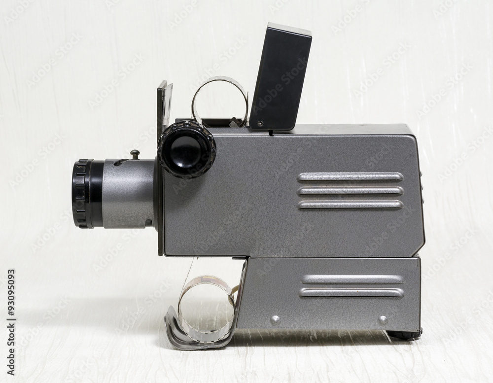 slide projector. slide projector.