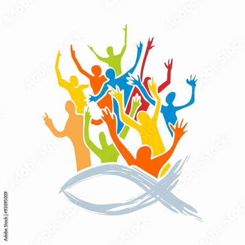 Church logo. United in Christ