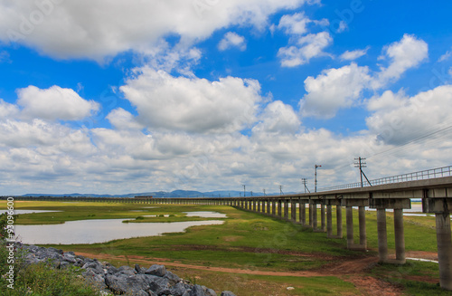 railroad for transportation, transport railway © lersan