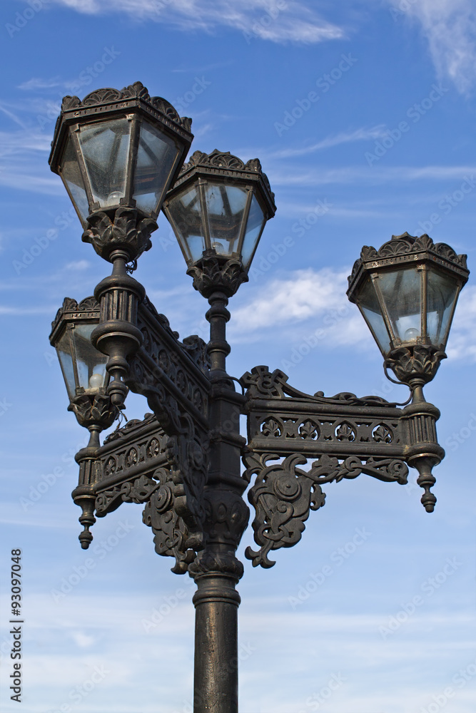 street lamp in the old style against the sky street lamp in the old style against the sky