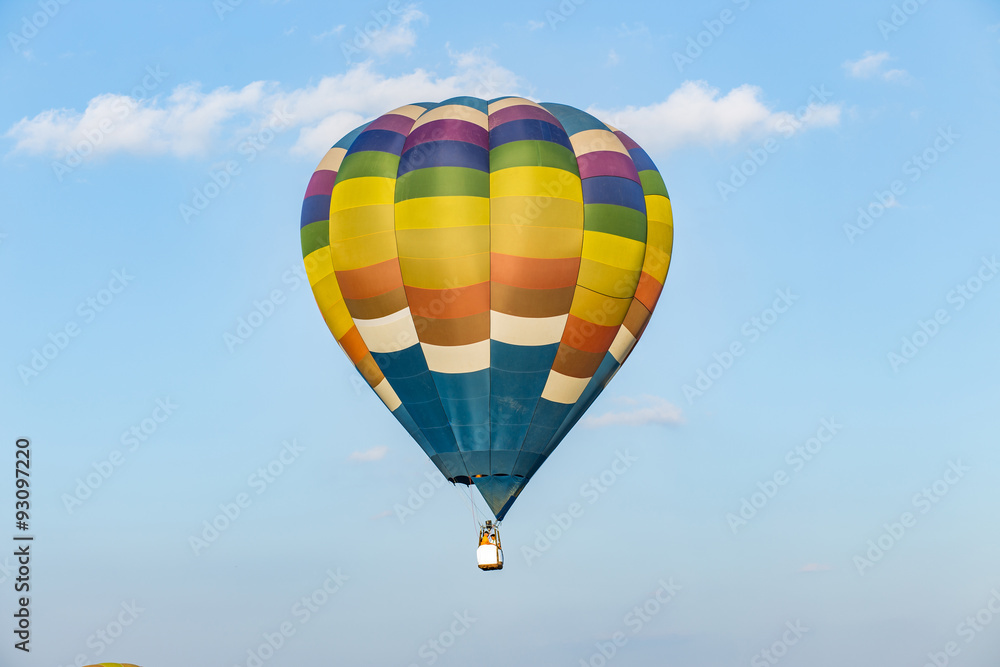 Fototapeta premium Colorful hot air balloon