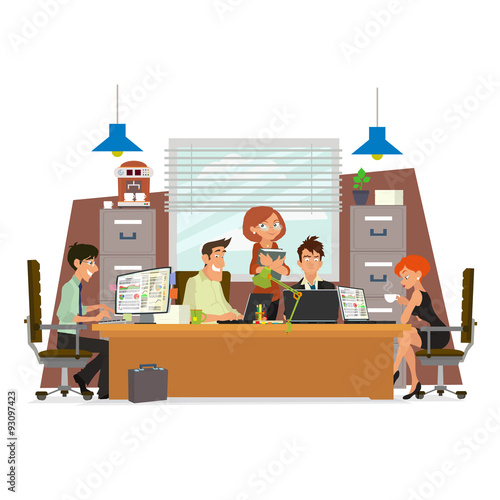 Concept of the coworking center