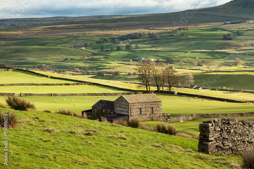 Rural view of the Yorkshire Dales photo