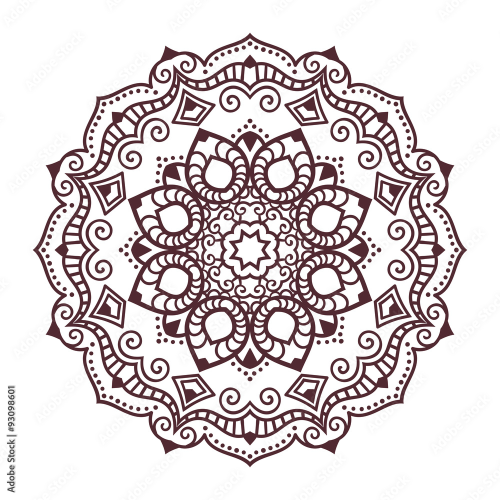 Vector mandala ornament