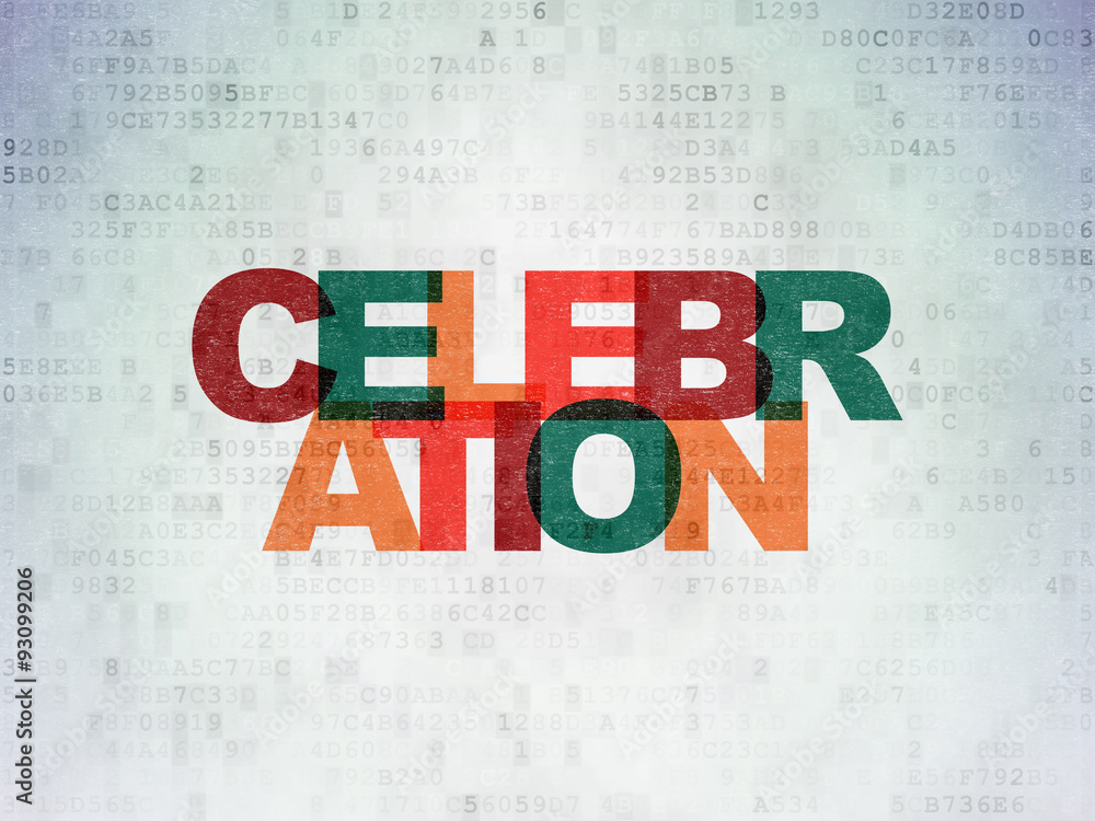 Entertainment, concept: Celebration on Digital Paper background Entertainment, concept: Celebration on Digital Paper background