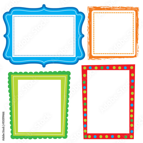 cute frame design suitable for scrapbook and decorating your photo
