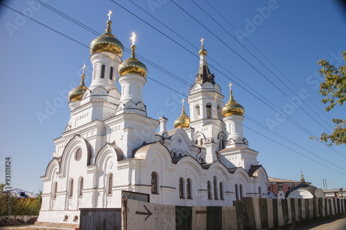 Prince Vladimir's Church in the city of Irkutsk photo