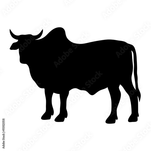 zebu silhouette