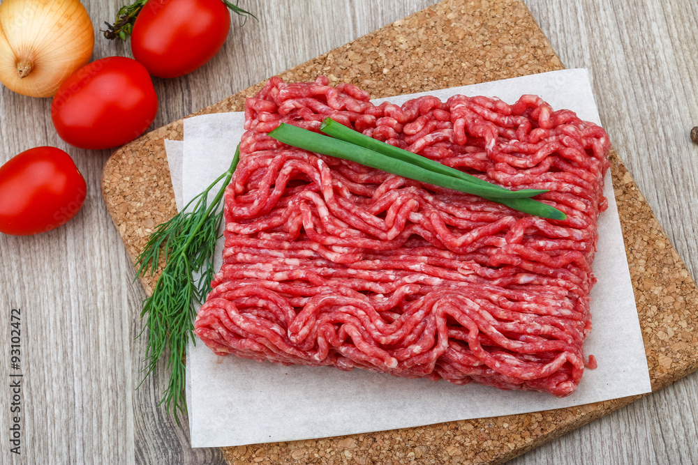 Raw minced meat Raw minced meat