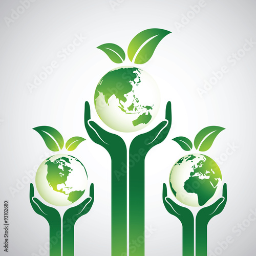 Hands earth