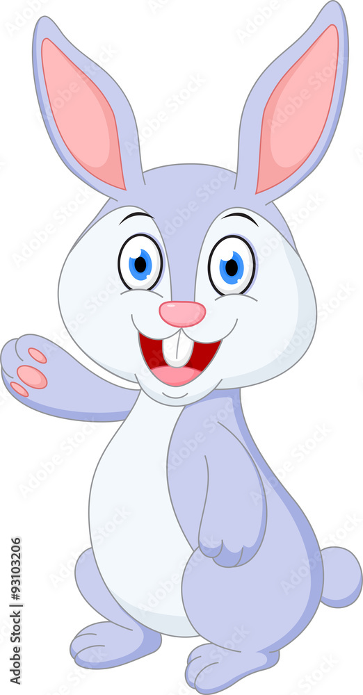 Obraz premium Cute rabbit cartoon