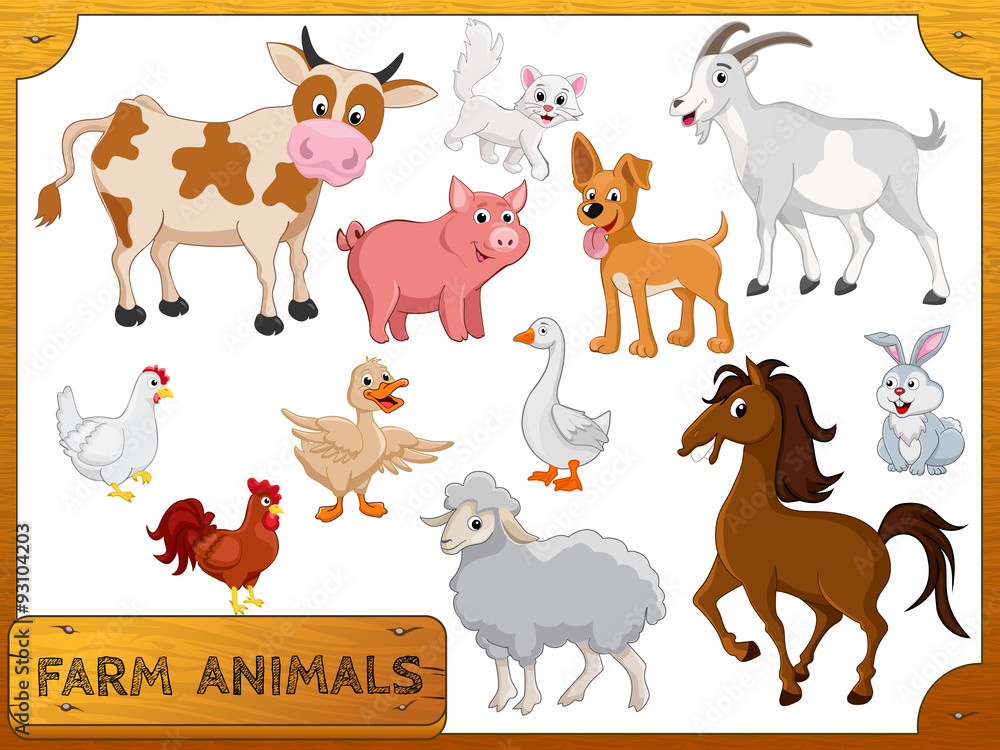Farm Animals Set Farm Animals Set