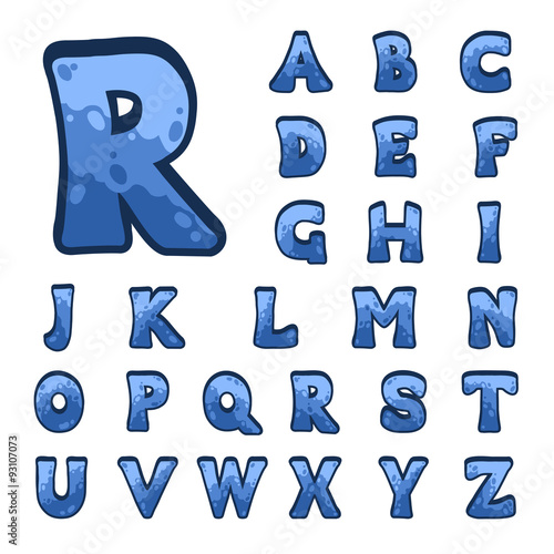 Stone game alphabet for user interfaces