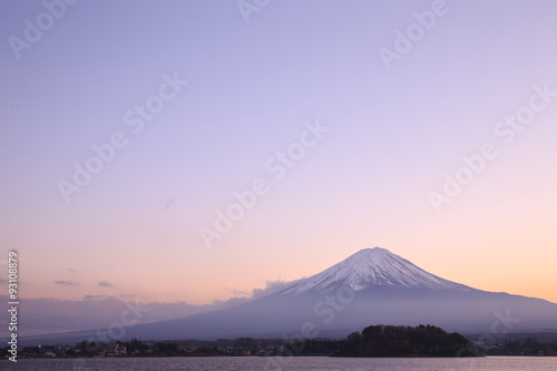 Mt. Fuji in Yamanashi  Japan