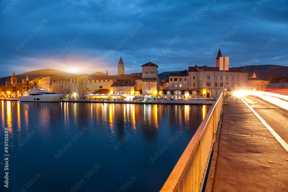 Old coastal town Trogir in Croatia