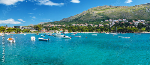 Fototapeta Naklejka Na Ścianę i Meble -  Coastal town Mliny located close to Dubrovnik, Croatia