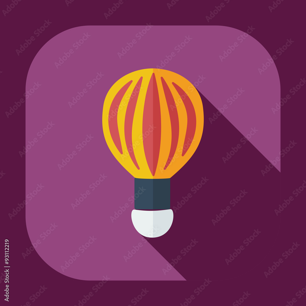 Flat modern design with shadow icons balloon Flat modern design with shadow icons balloon