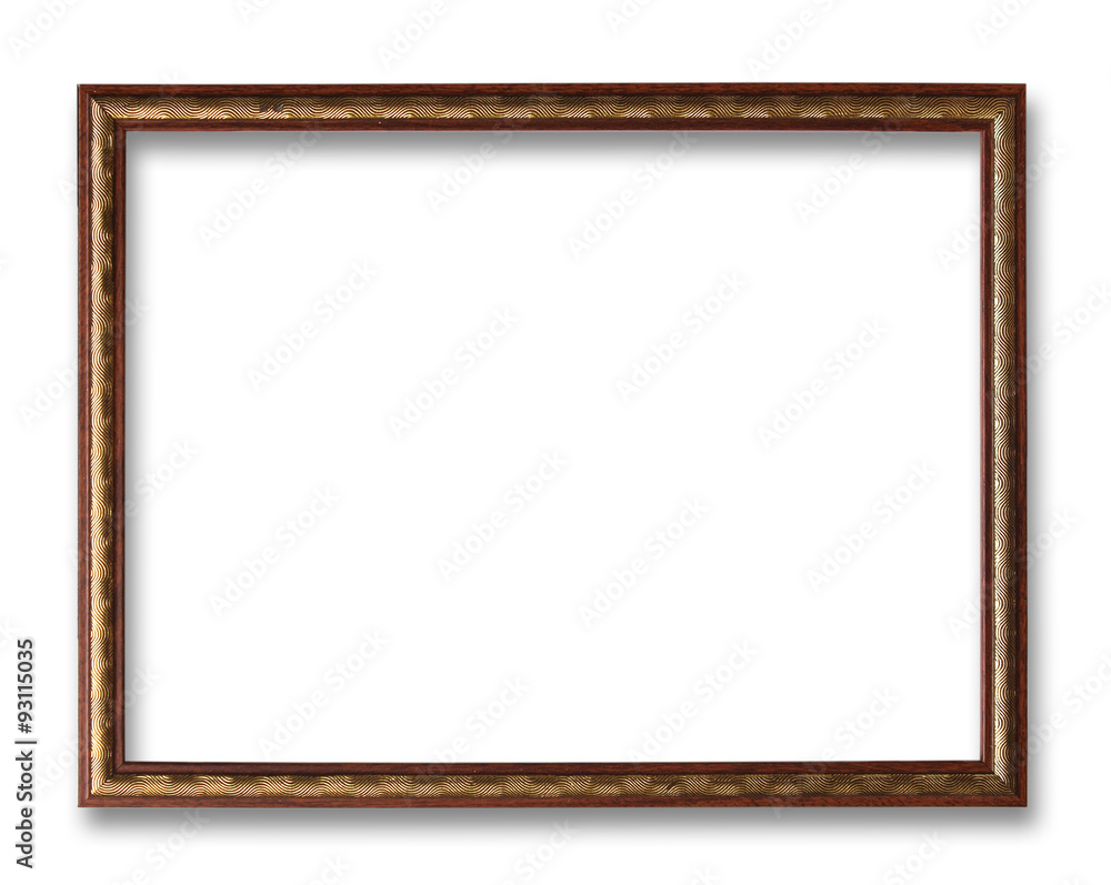 Antique Frame Isolated On White Background Antique Frame Isolated On White Background