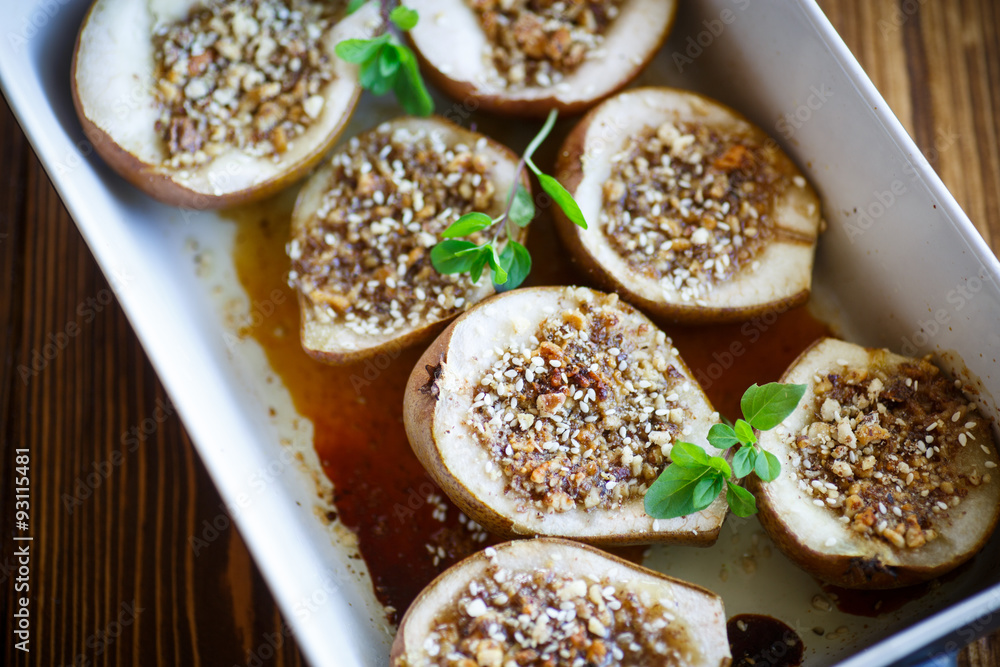 pears baked pears baked