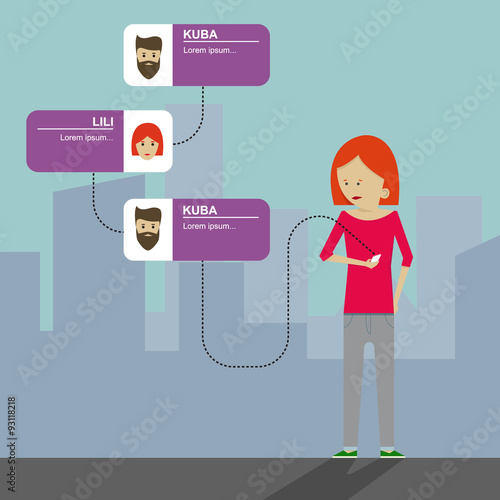 Mobile communication in big city