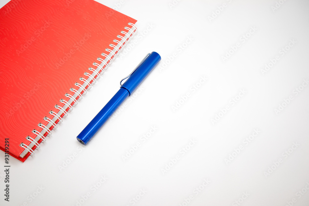 Notebook and pen Notebook and pen