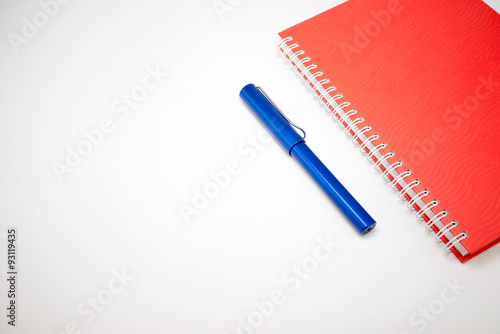 Notebook and pen