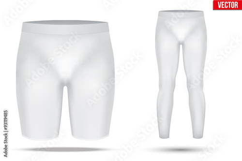 Thermal underwear layer compression pants and shorts