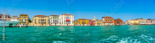 Colorful houses on famous Canal Grande in Venice, Italy © JFL Photography