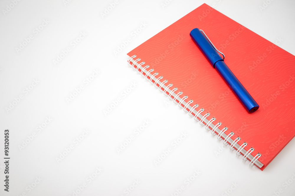 Notebook and pen Notebook and pen