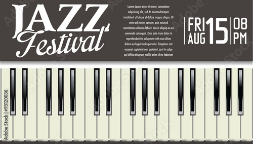 Jazz festival background