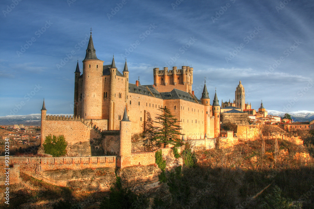The Alcazar in Segovia, Spain