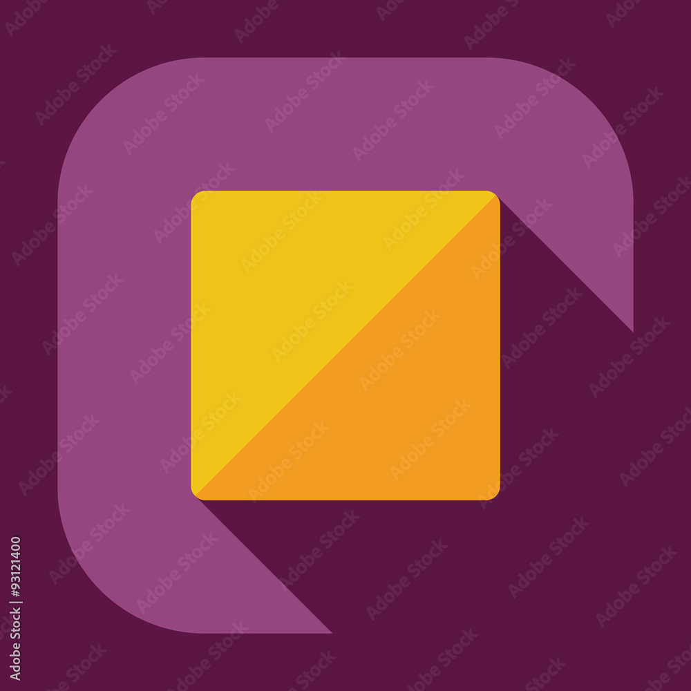 Flat modern design with shadow icon player Flat modern design with shadow icon player