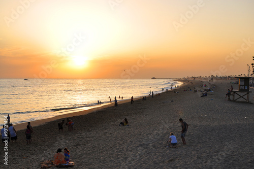Sunset at Newport Beach