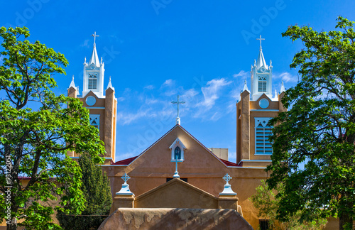 U.S.A. New Mexico, Route 66, Albuquerque, the San Filippo cathedral in the ol...