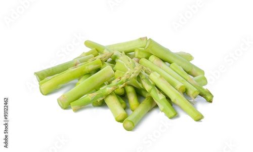 Asparagus isolated on a white background