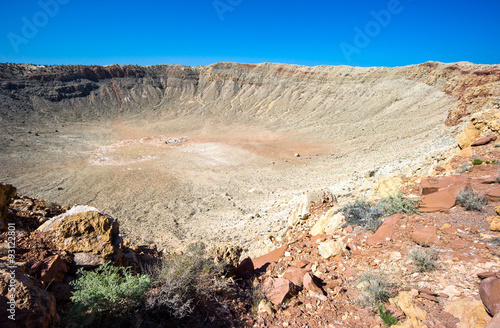 U.S.A. Arizona, Meteor City, the meteor crater near the Route 66