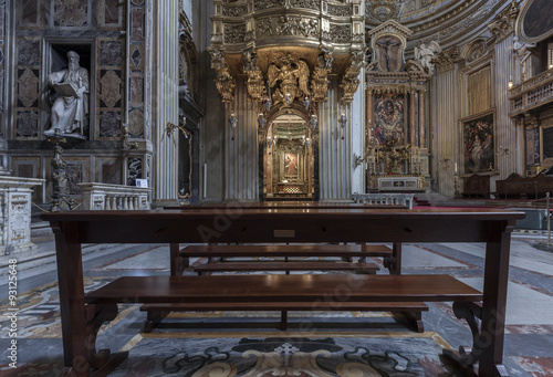 Interior of the church Santa Maria in Vallicella