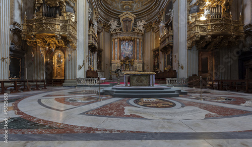 Interior of the church Santa Maria in Vallicella