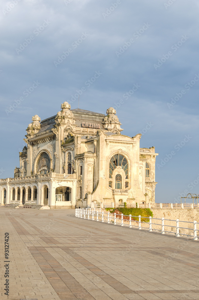 Old Constanta Casino and Harbor viewed from seafront