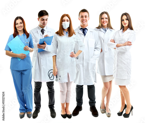 Group of smiling medical do...