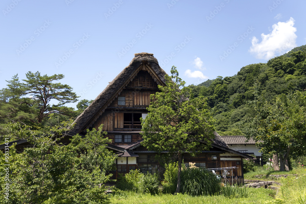 Historic village of Shirakawago in Japan is famous for the Gassho style architecture and is a UNESCO World Heritage Site. Historic village of Shirakawago in Japan is famous for the Gassho style architecture and is a UNESCO World Heritage Site.