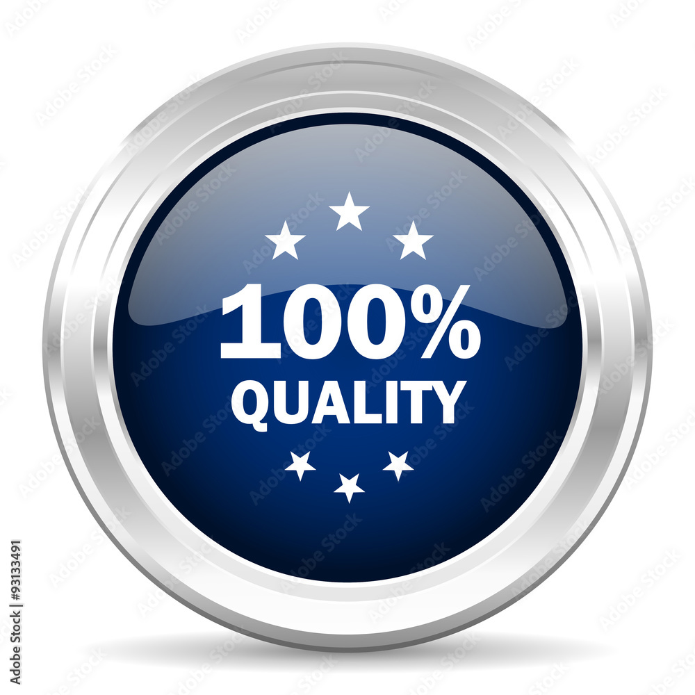 quality cirle glossy dark blue web icon on white background quality cirle glossy dark blue web icon on white background