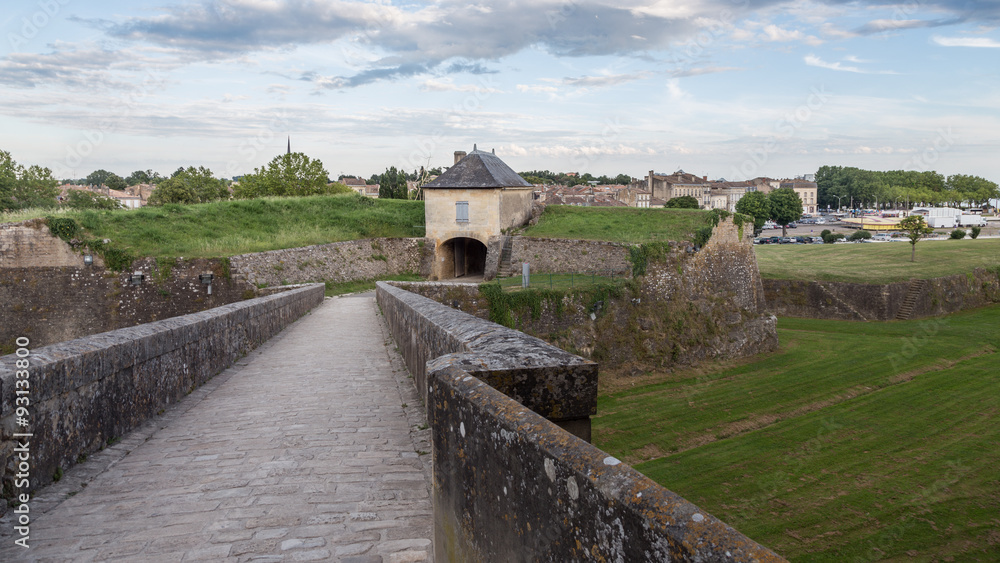 Obraz premium Blaye, inside the fortress of Vauban, a World Heritage