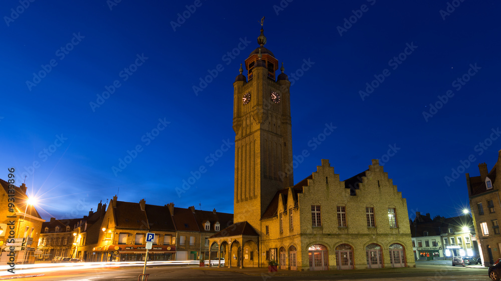 The Belfort in Bergues, Nord Pas de Calais in France, A World Heritage Site