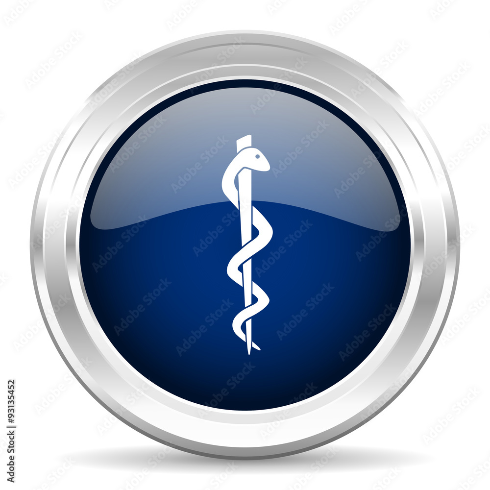 emergency cirle glossy dark blue web icon on white background emergency cirle glossy dark blue web icon on white background