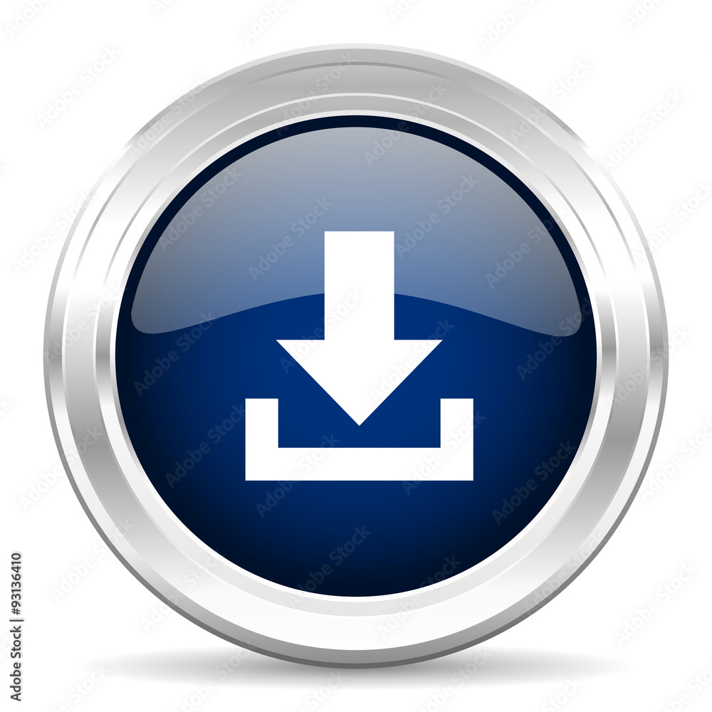 download cirle glossy dark blue web icon on white background download cirle glossy dark blue web icon on white background