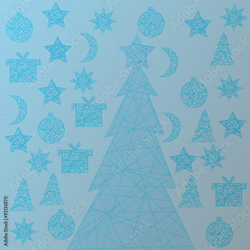 New year - background